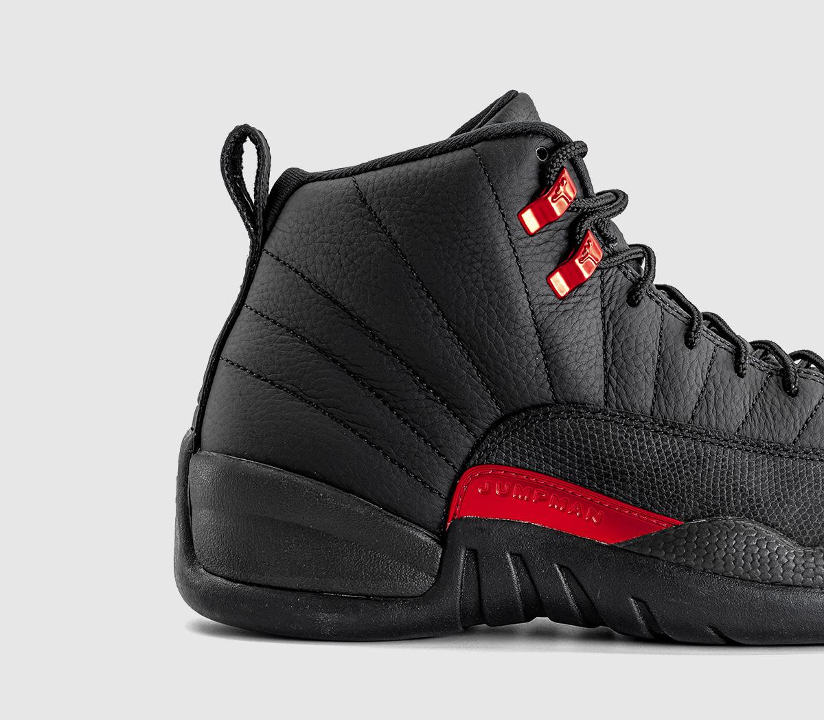 JordanAir Jordan 12 Retro TrainersBlack Varsity Red