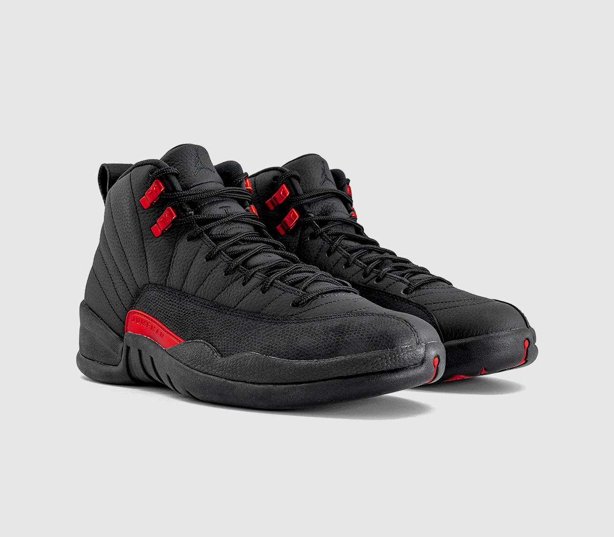 JordanAir Jordan 12 Retro TrainersBlack Varsity Red