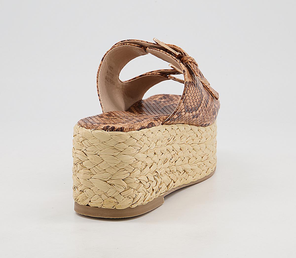 Office Margerie Raffia Espadrille Mules Office Margerie Raffia Espadrille Mules Snake
