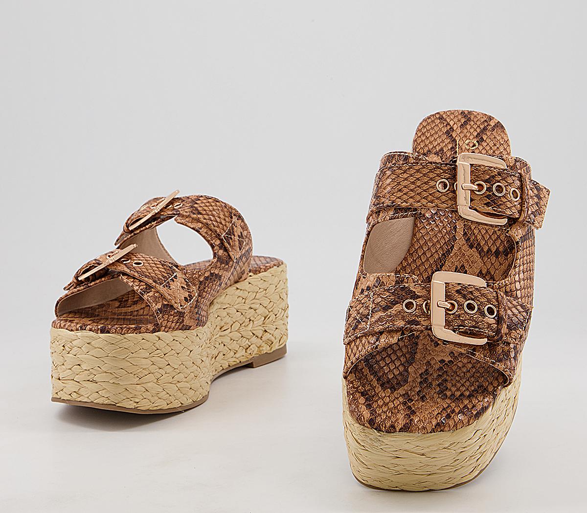 Office Margerie Raffia Espadrille Mules Office Margerie Raffia Espadrille Mules Snake