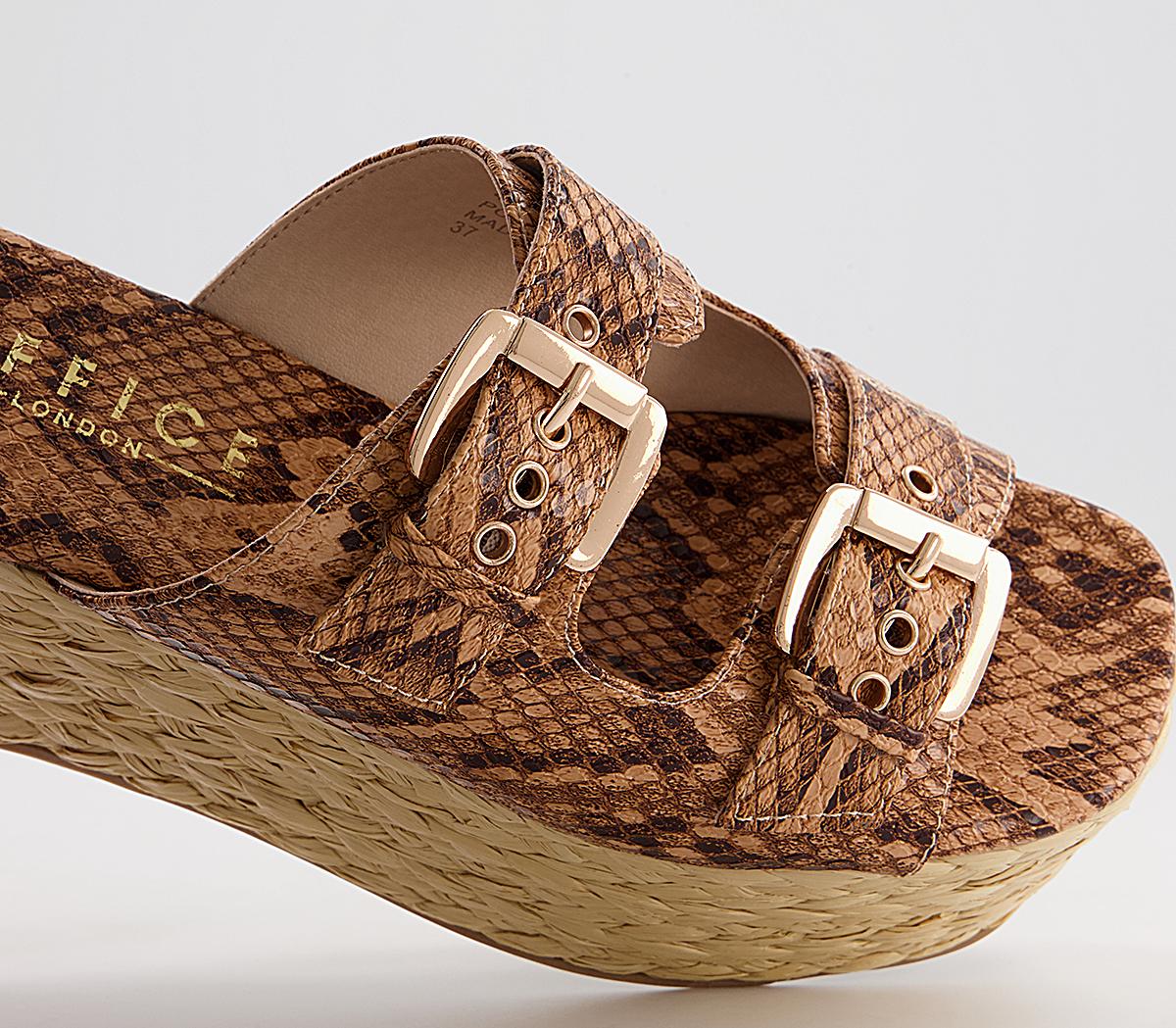 Office Margerie Raffia Espadrille Mules Office Margerie Raffia Espadrille Mules Snake