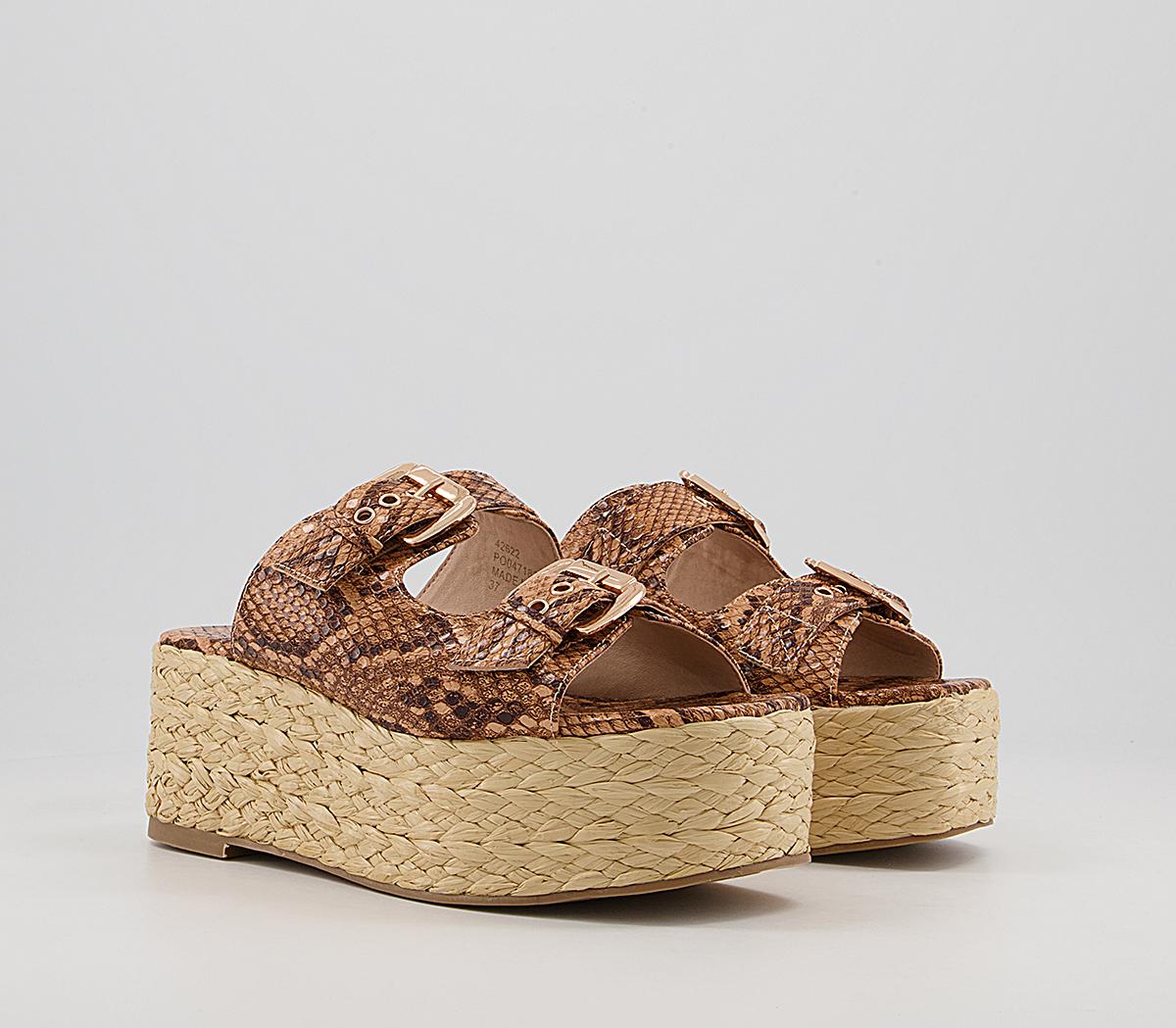Office Margerie Raffia Espadrille Mules Office Margerie Raffia Espadrille Mules Snake