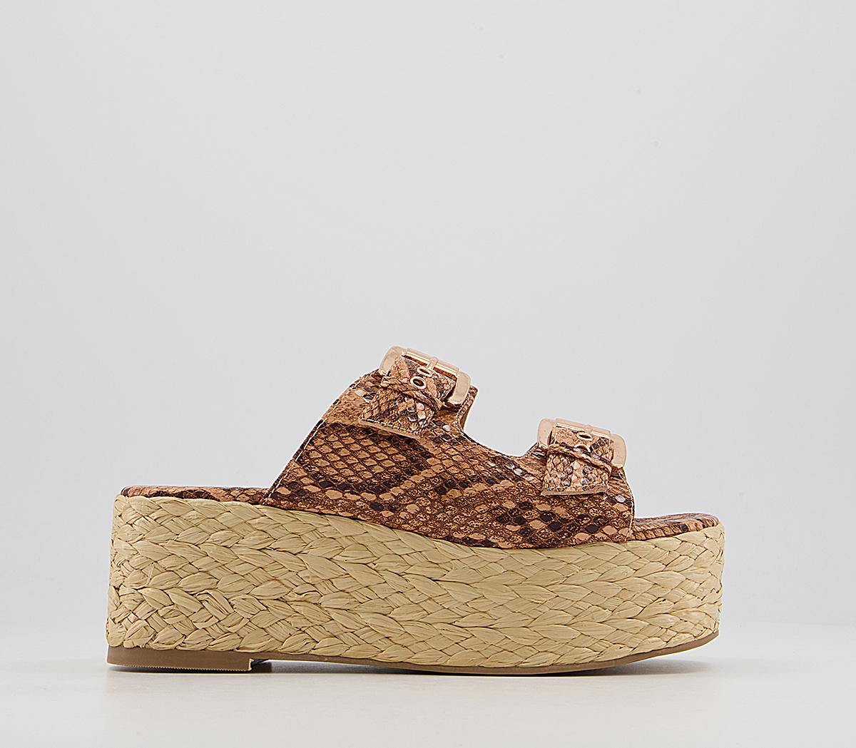 Office Margerie Raffia Espadrille Mules Office Margerie Raffia Espadrille Mules Snake