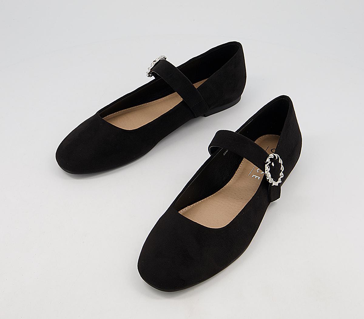 OFFICE Fitting Mary Jane Flats Black - Flat Shoes for Women