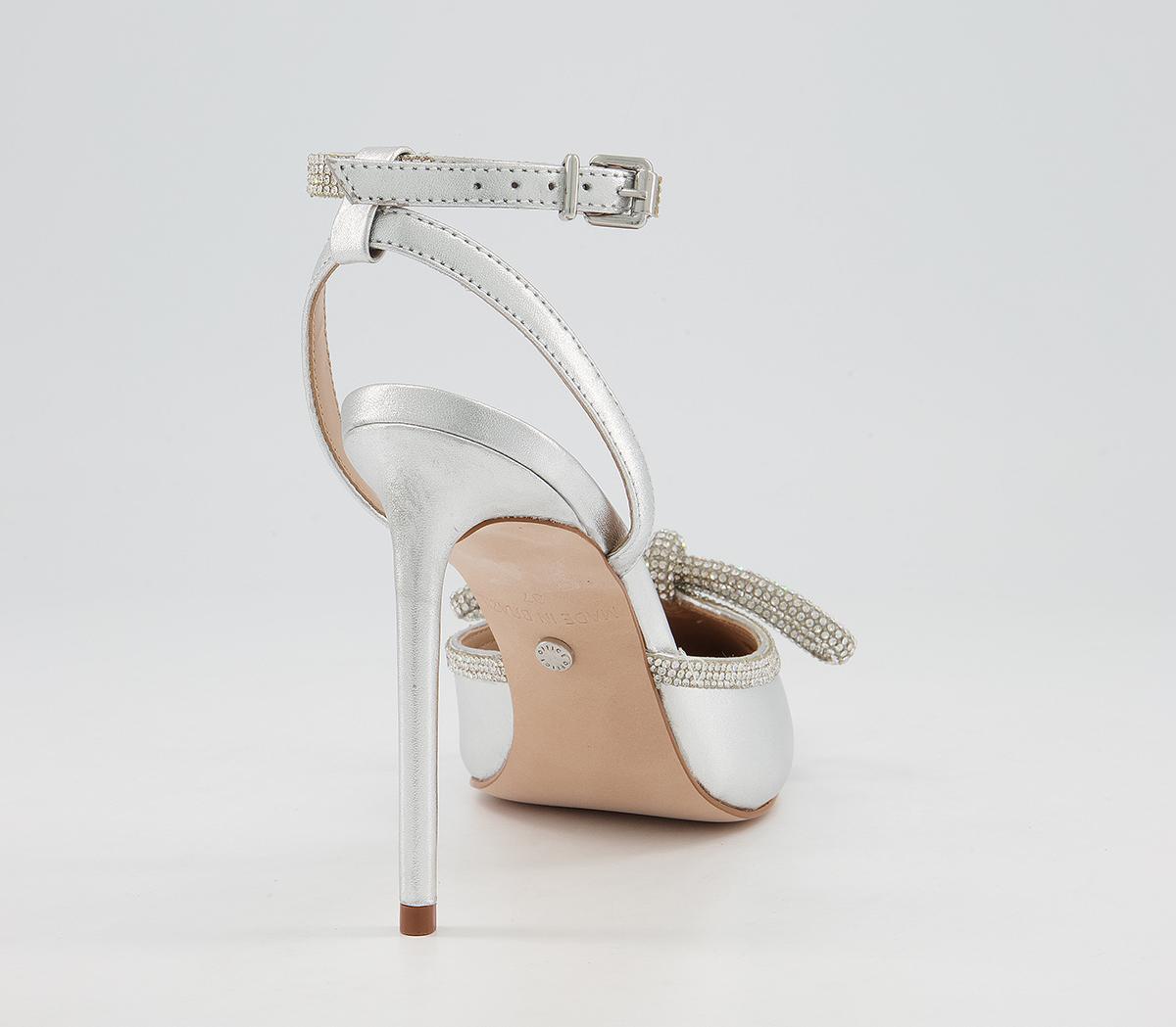 Office Honoured Occasion Point Stilettos Office Honoured Occasion Point Stilettos Silver Leather