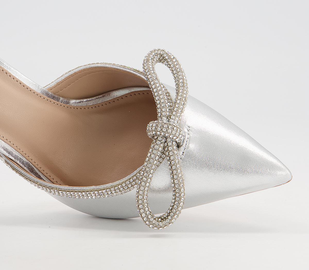 Office Honoured Occasion Point Stilettos Office Honoured Occasion Point Stilettos Silver Leather