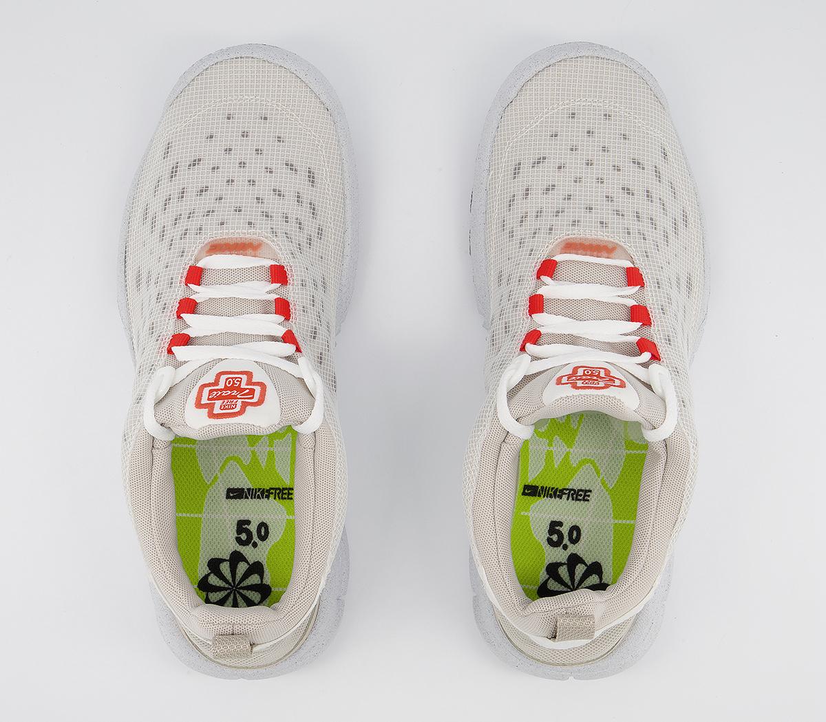 Nike Free Run Trail Crater Trainers Nike Free Run Trail Crater Trainers White Orange Cream Cave Stone