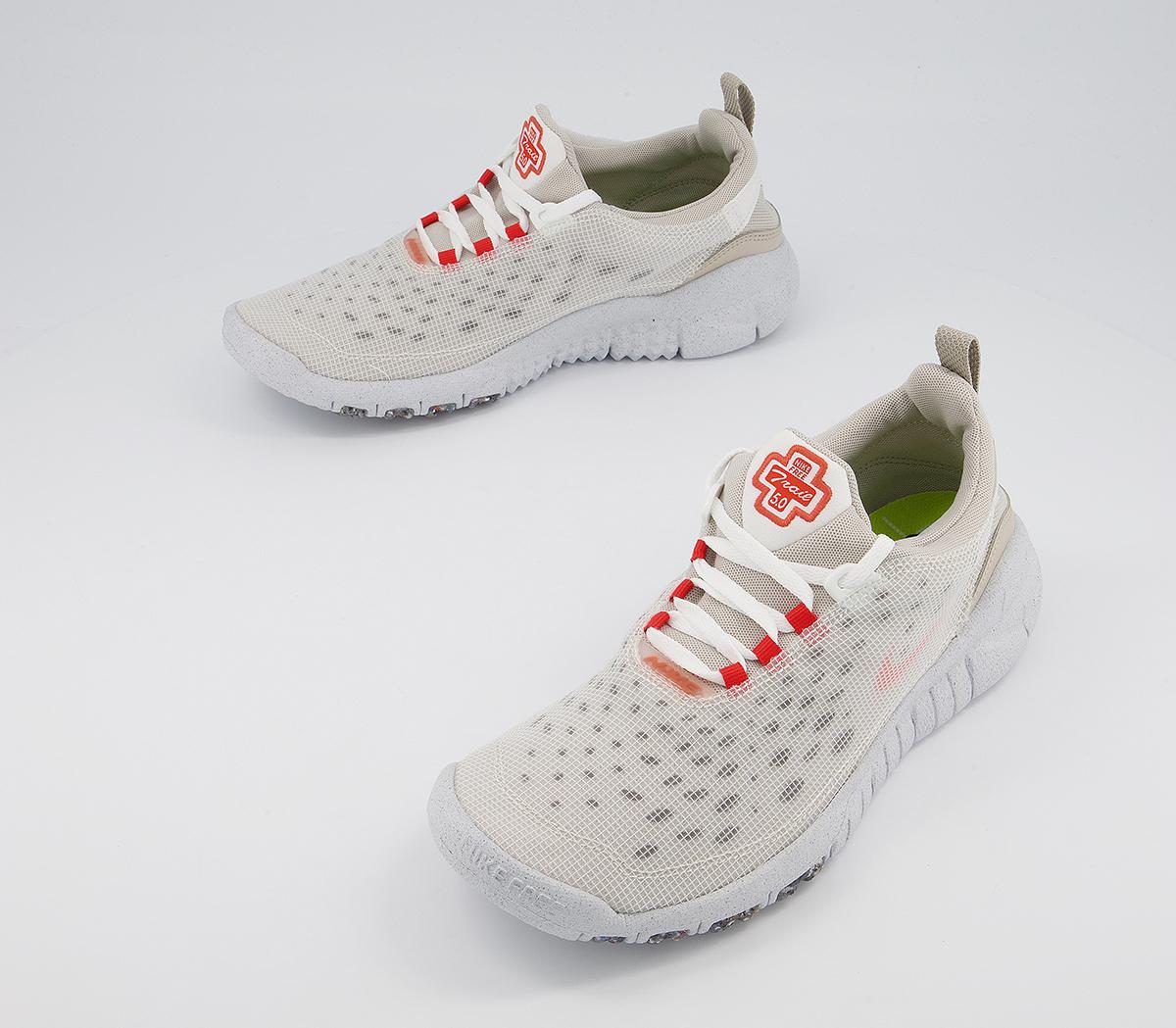 Nike Free Run Trail Crater Trainers Nike Free Run Trail Crater Trainers White Orange Cream Cave Stone