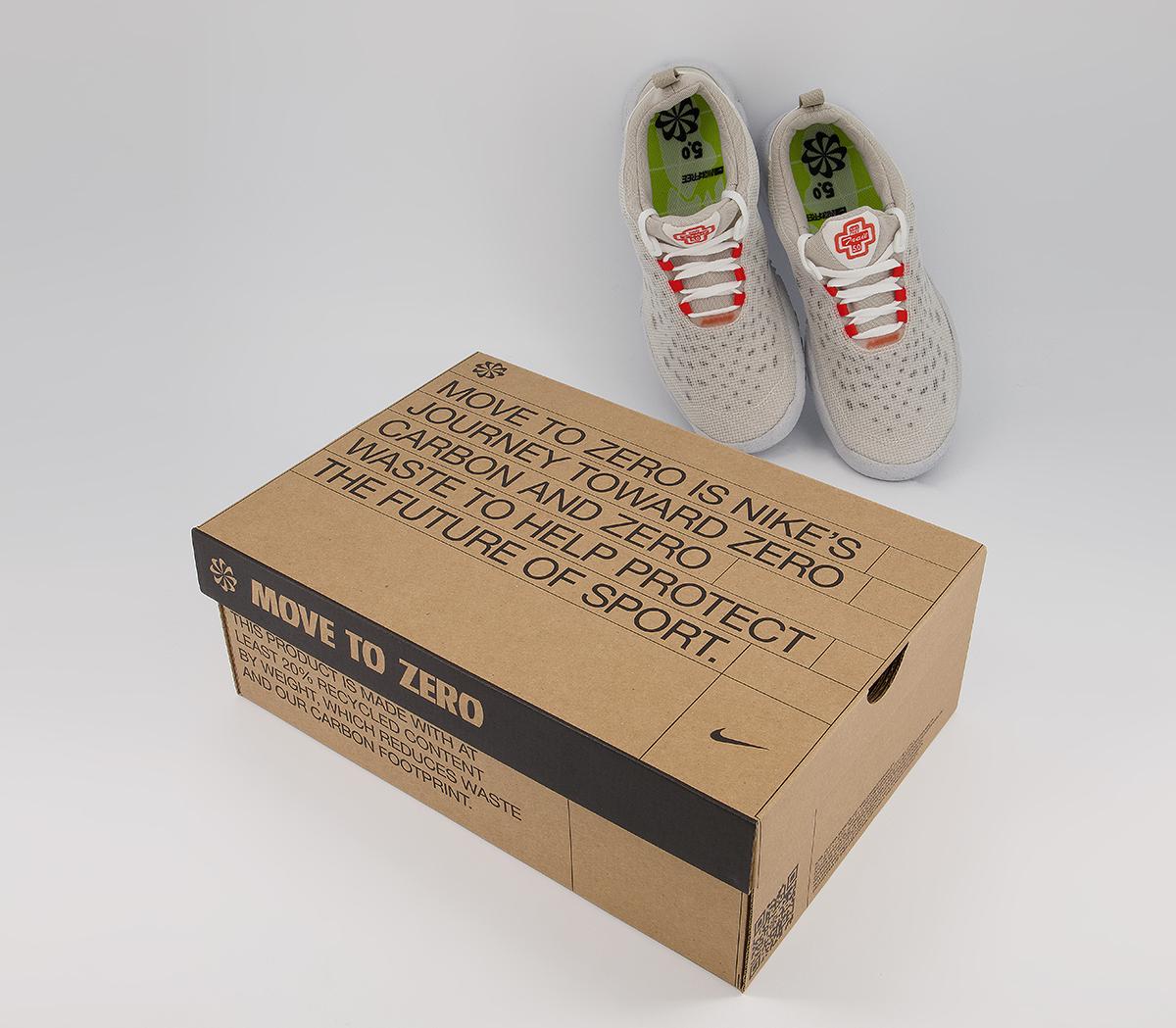 Nike Free Run Trail Crater Trainers Nike Free Run Trail Crater Trainers White Orange Cream Cave Stone