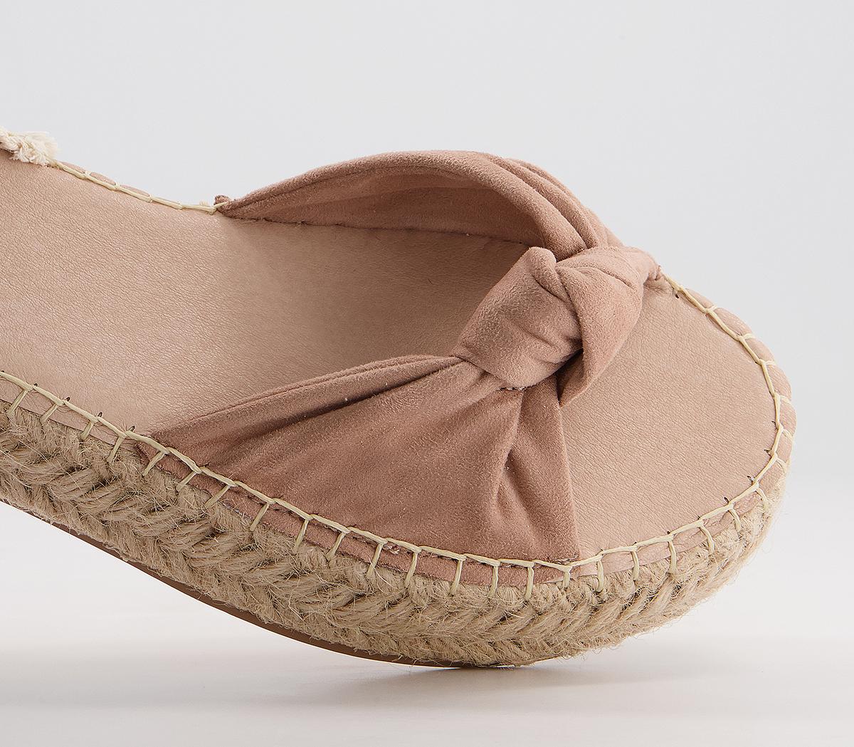 Office Sudden Knotted Espadrilles Office Sudden Knotted Espadrilles Nude