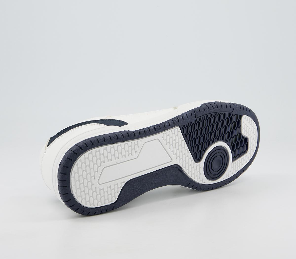 Office Cemal Retro Mid Trainers Office Cemal Retro Mid Trainers White Navy