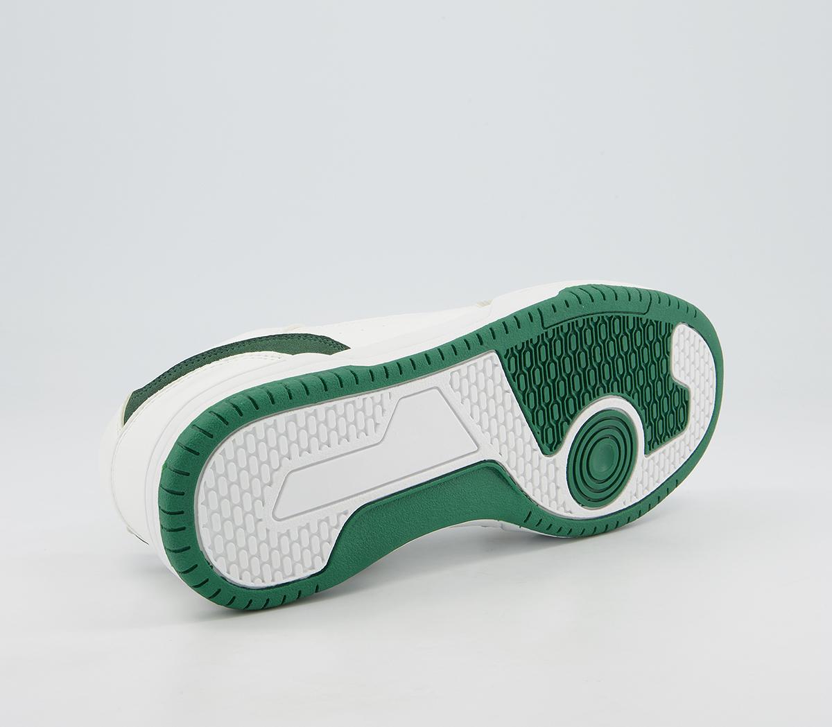 Office Cemal Retro Mid Trainers Office Cemal Retro Mid Trainers White Green
