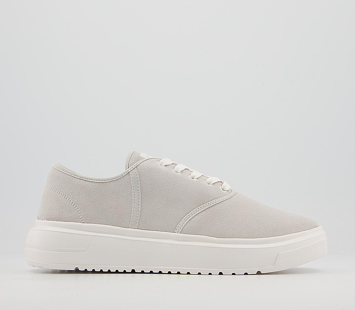 OFFICECochran Lux Skate TrainersOff White Suede