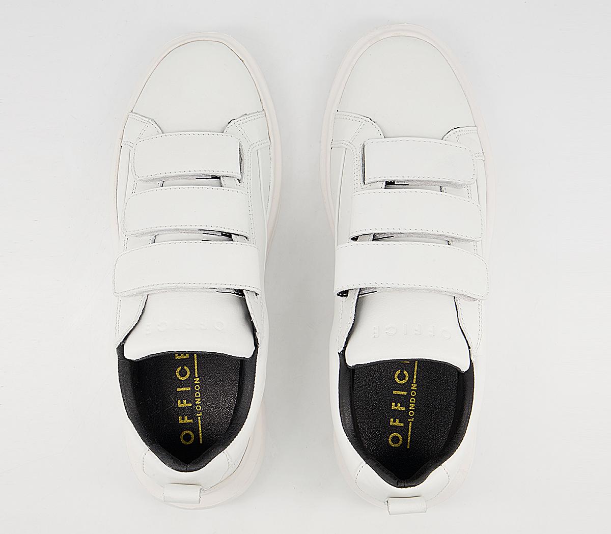 Office Coen Velcro Trainers Office Coen Velcro Trainers White