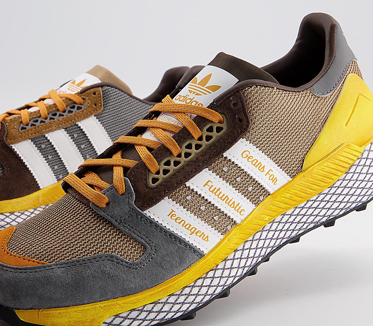 adidas Human Made Questar Trainers adidas Human Made Questar Trainers Cardboard Brown