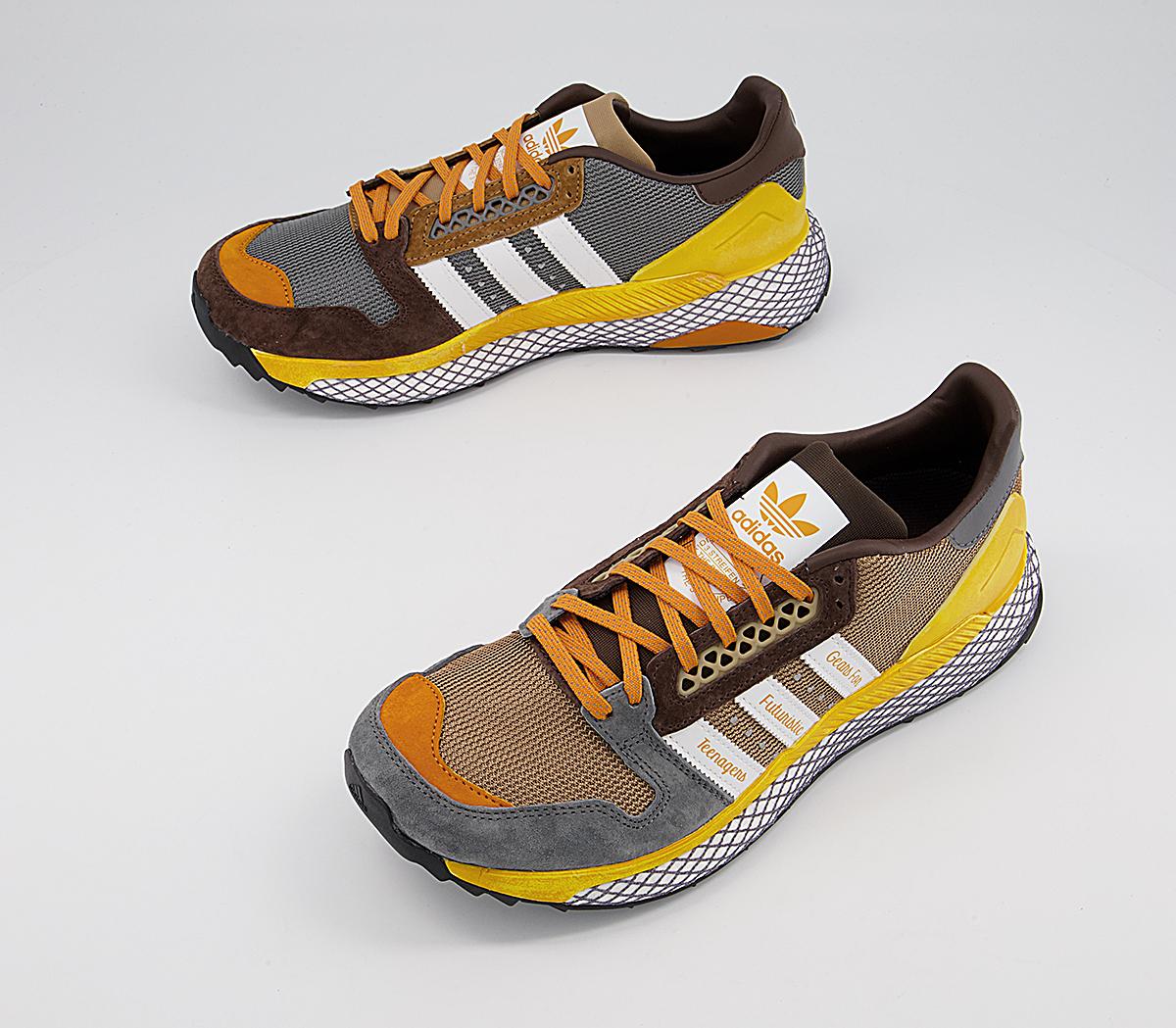 adidas Human Made Questar Trainers adidas Human Made Questar Trainers Cardboard Brown