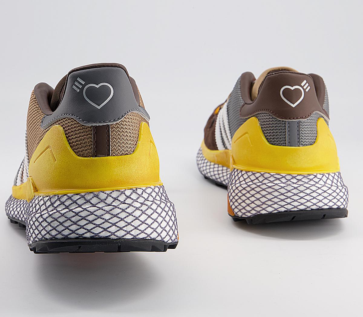 adidas Human Made Questar Trainers adidas Human Made Questar Trainers Cardboard Brown