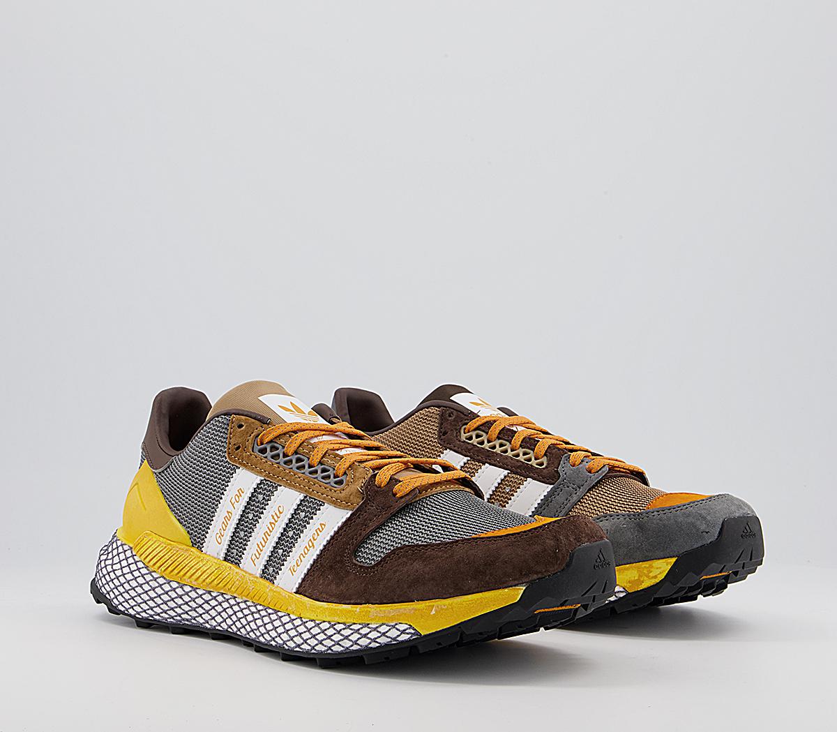 adidas Human Made Questar Trainers adidas Human Made Questar Trainers Cardboard Brown