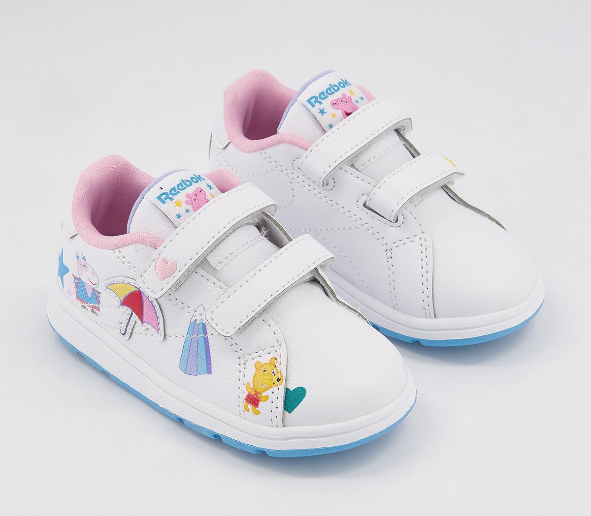 Reebok Complete Clean 2v Infant Trainers Peppa Pig White White Kids