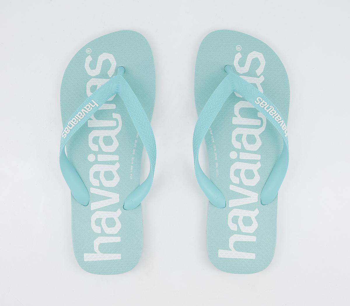 Havaianas Top Logomania Flip Flops Havaianas Top Logomania Flip Flops Blue