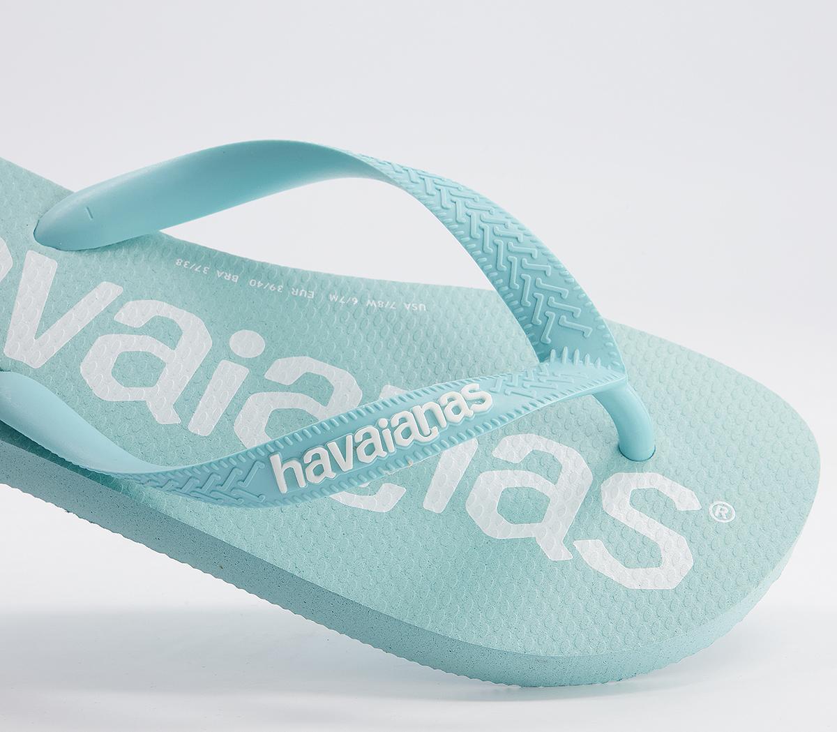 Havaianas Top Logomania Flip Flops Havaianas Top Logomania Flip Flops Blue