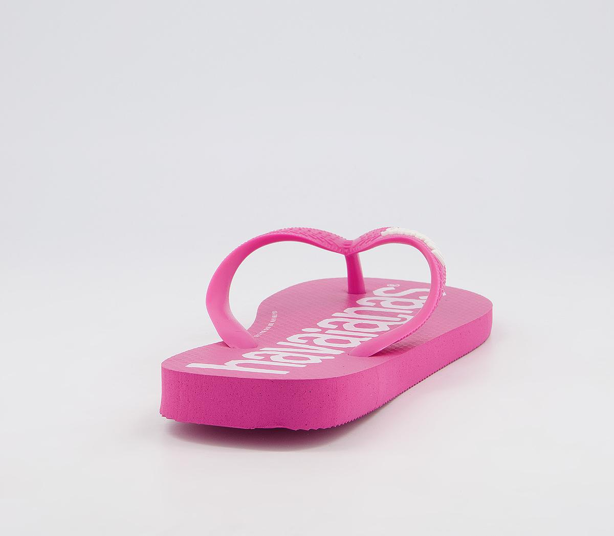 Havaianas Top Logomania Flip Flops Havaianas Top Logomania Flip Flops Pink