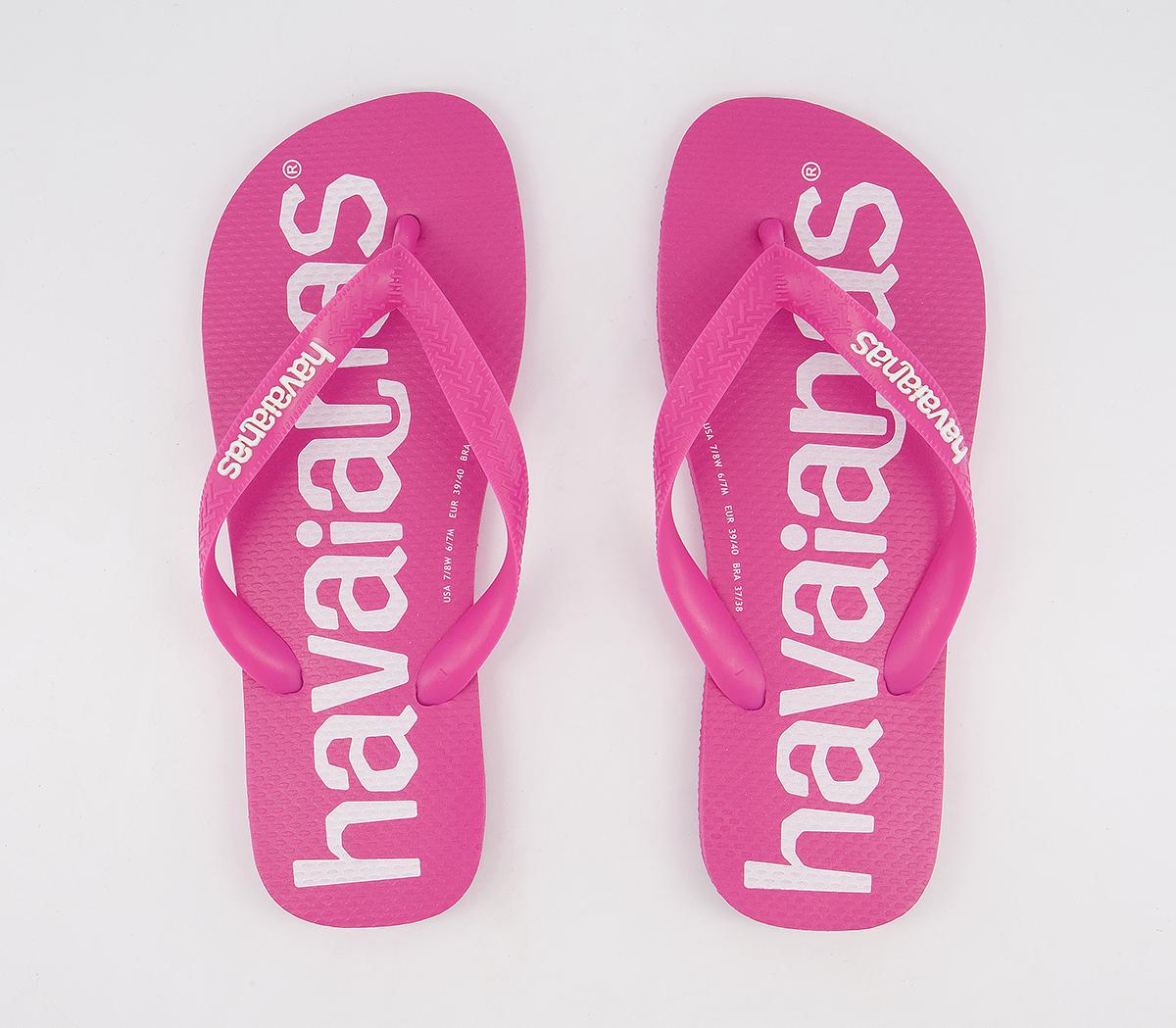 Havaianas Top Logomania Flip Flops Havaianas Top Logomania Flip Flops Pink