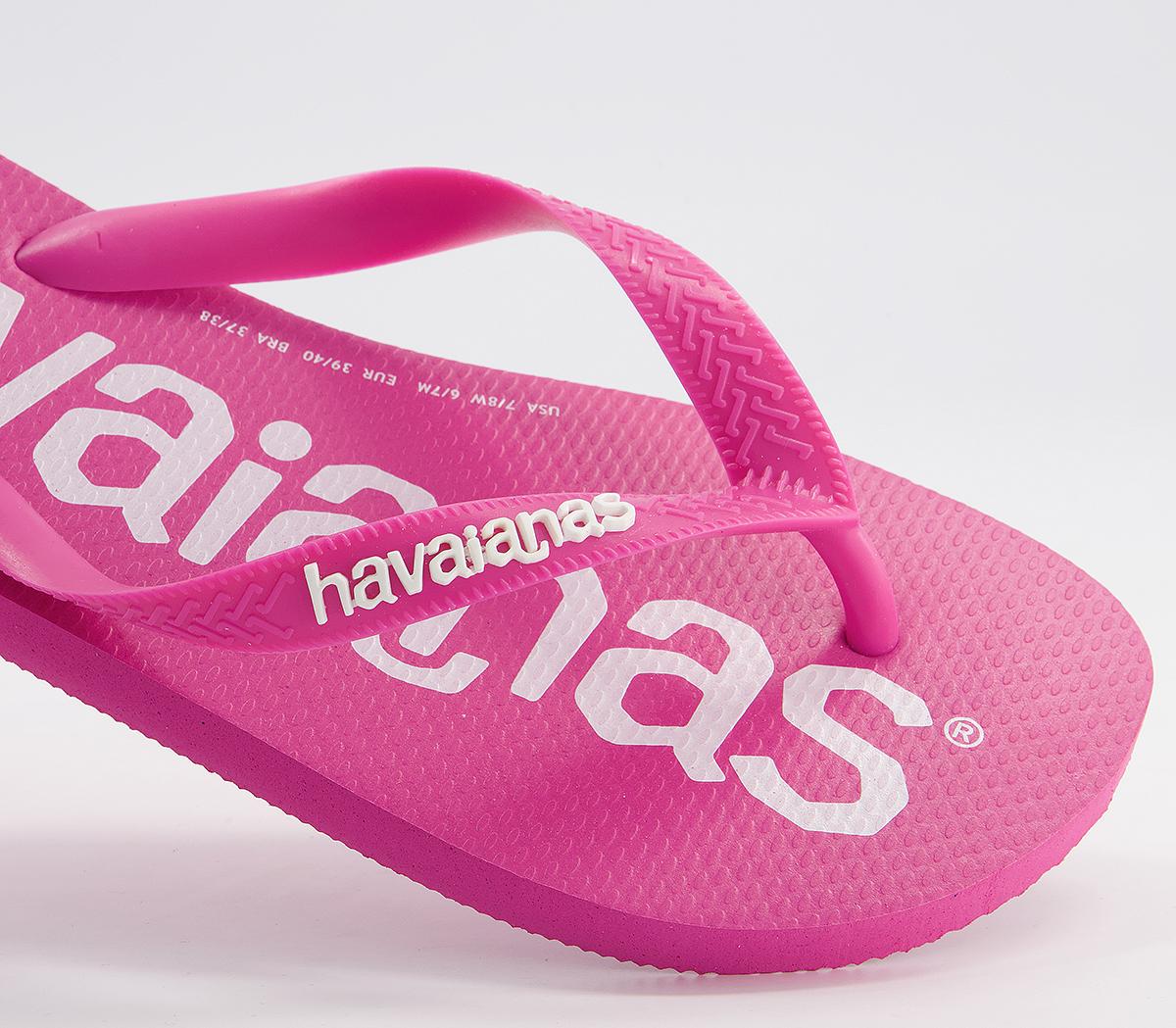Havaianas Top Logomania Flip Flops Havaianas Top Logomania Flip Flops Pink