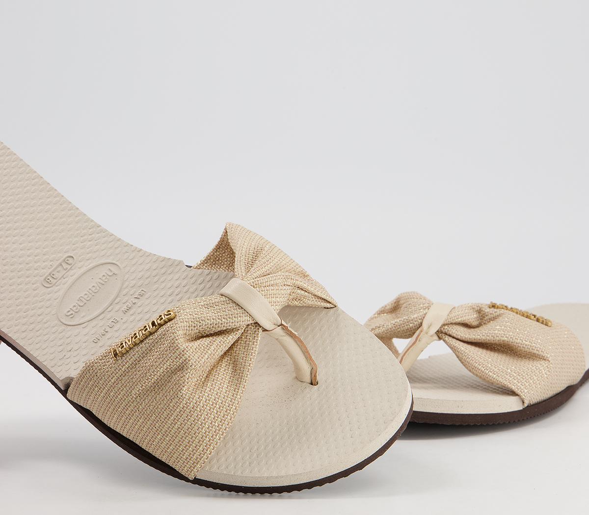 Havaianas You St Tropez Shine Flip Flops Havaianas You St Tropez Shine Flip Flops Beige