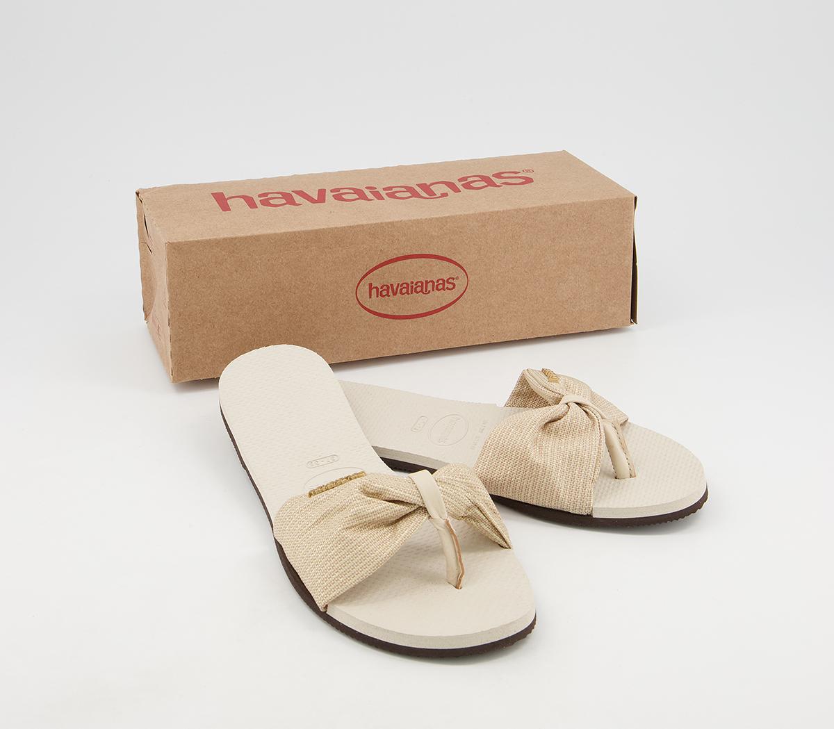Havaianas You St Tropez Shine Flip Flops Havaianas You St Tropez Shine Flip Flops Beige