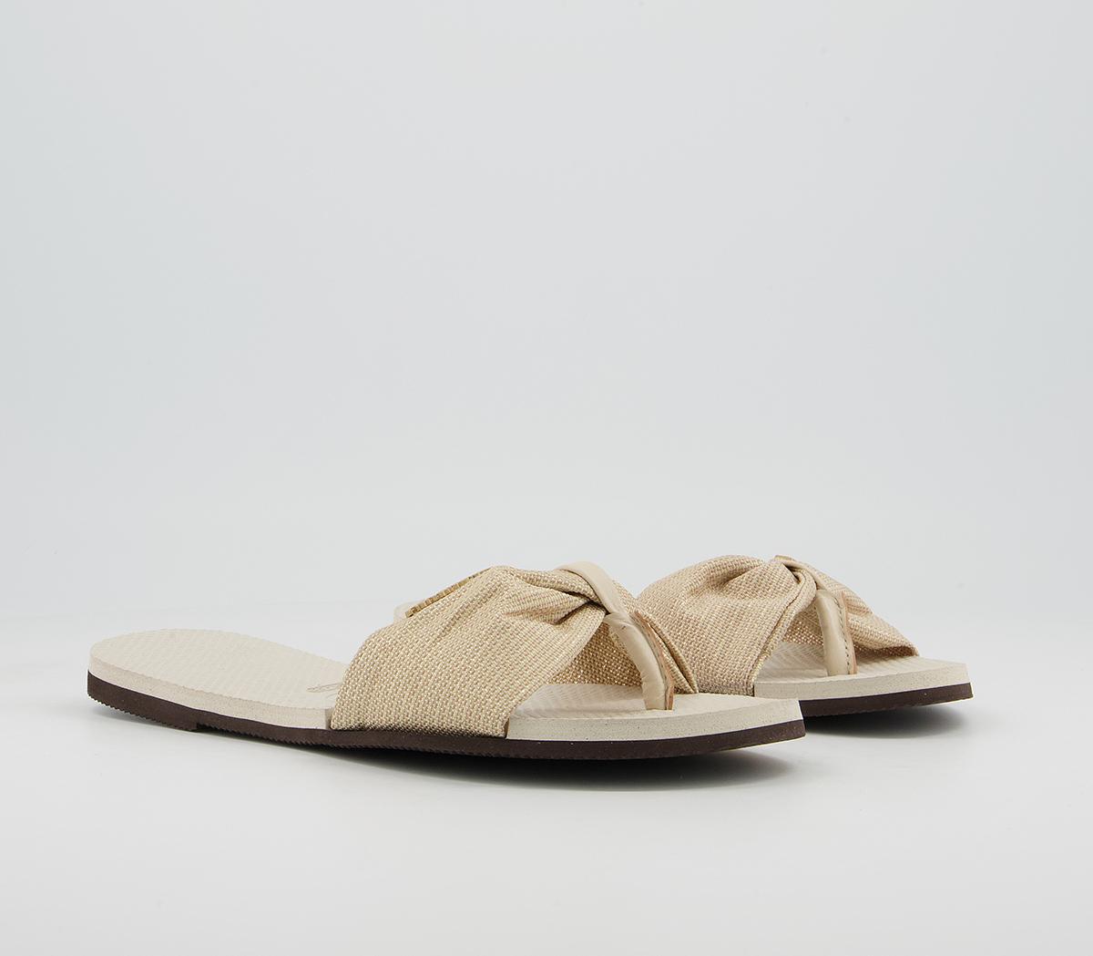 Havaianas You St Tropez Shine Flip Flops Havaianas You St Tropez Shine Flip Flops Beige