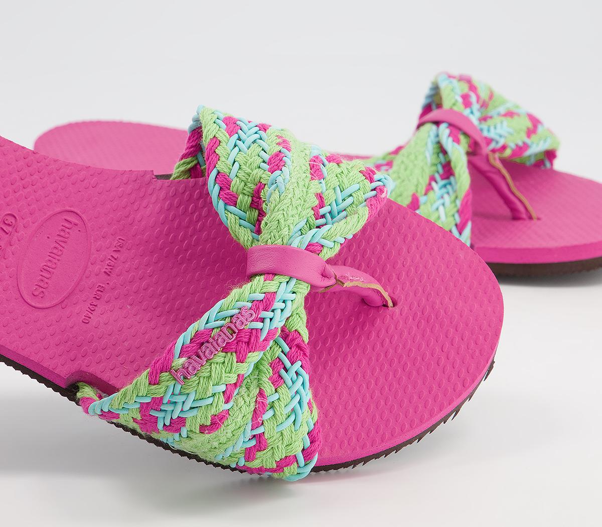 Havaianas You St Tropez Mesh Flip Flops Havaianas You St Tropez Mesh Flip Flops Pink Flux