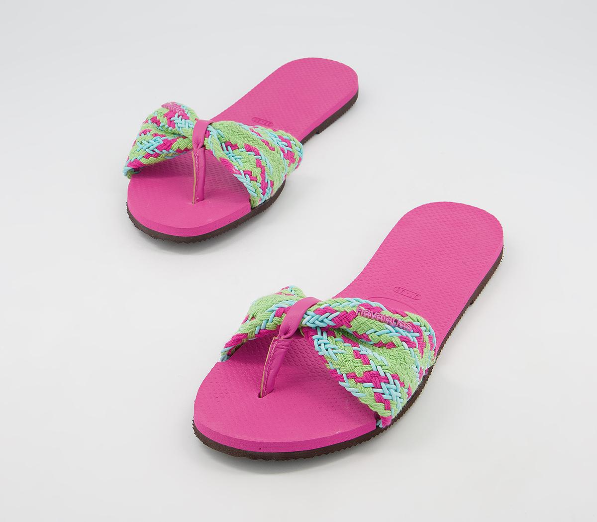 Havaianas You St Tropez Mesh Flip Flops Havaianas You St Tropez Mesh Flip Flops Pink Flux
