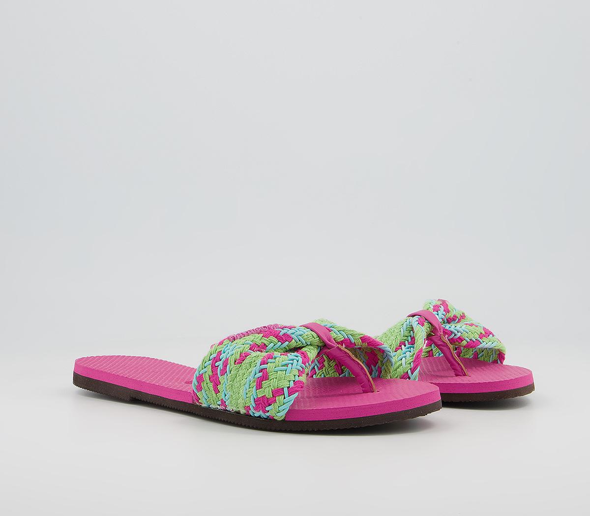 Havaianas You St Tropez Mesh Flip Flops Havaianas You St Tropez Mesh Flip Flops Pink Flux