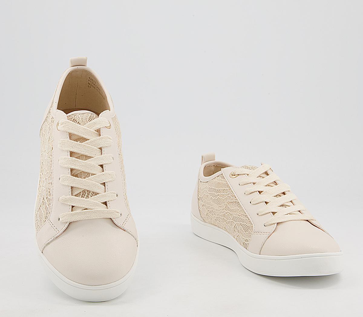 OFFICEFarfetched Lace Up TrainersOff White Lace Mix