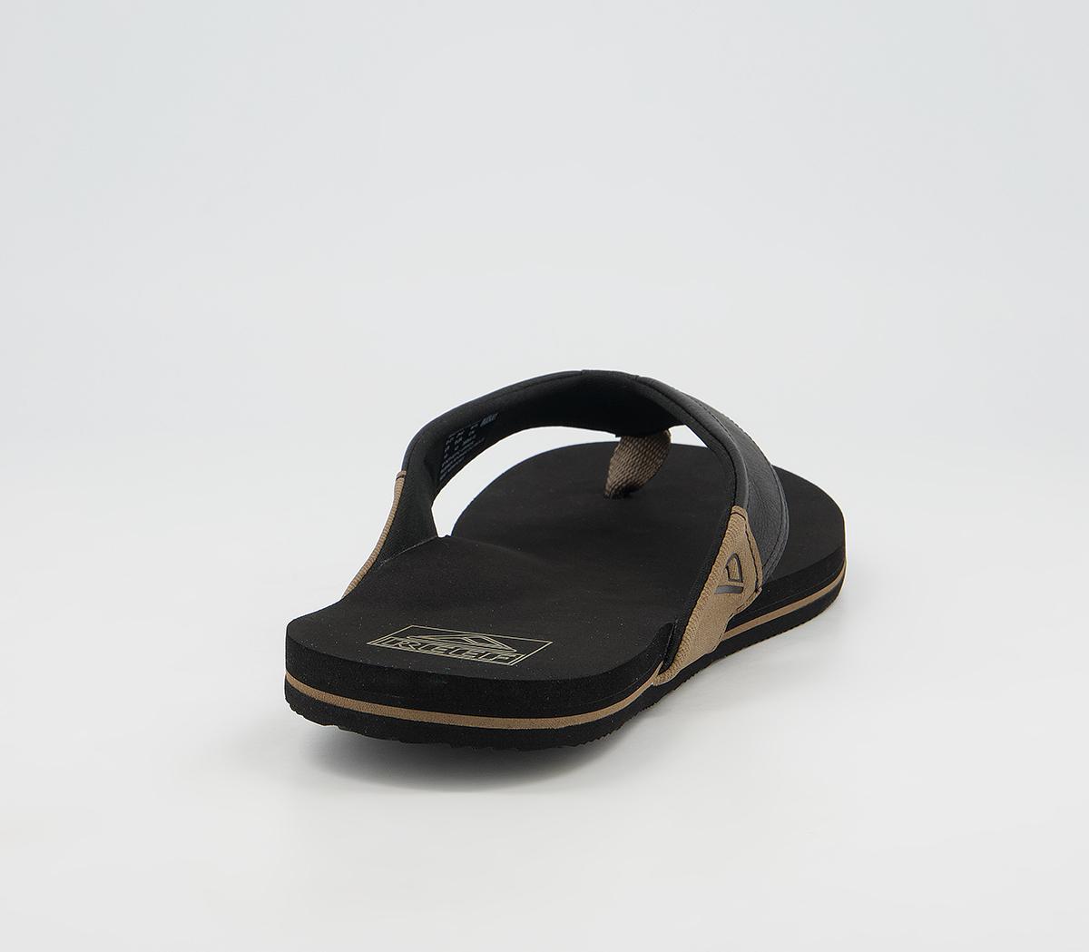 ReefReef Newport Flip Flops ReefReef Newport Flip FlopsBlack
