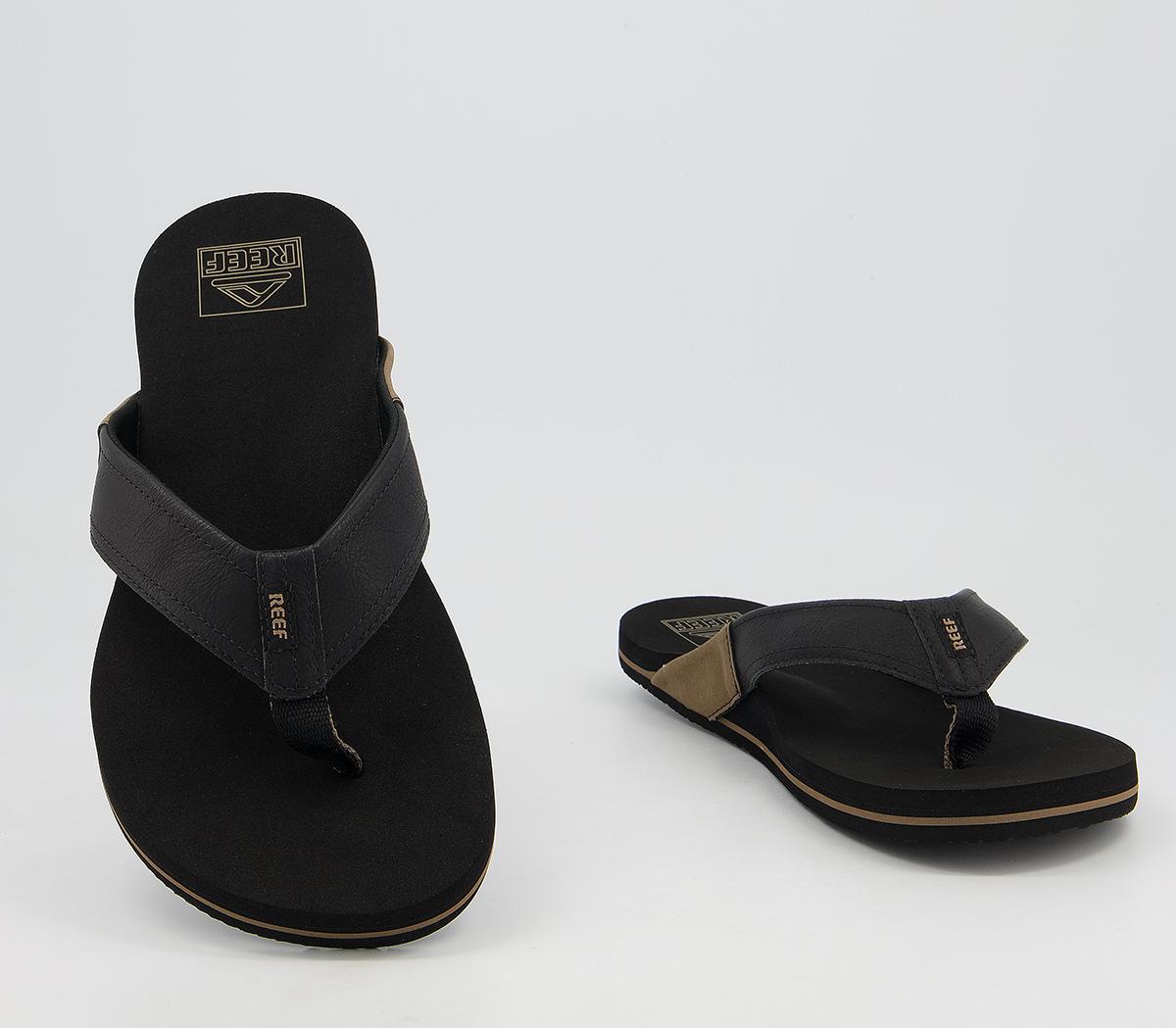 ReefReef Newport Flip Flops ReefReef Newport Flip FlopsBlack