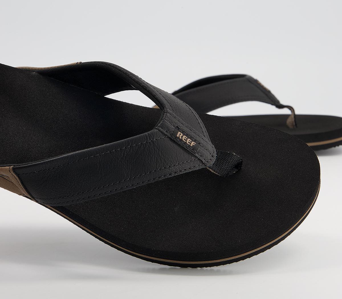 ReefReef Newport Flip Flops ReefReef Newport Flip FlopsBlack