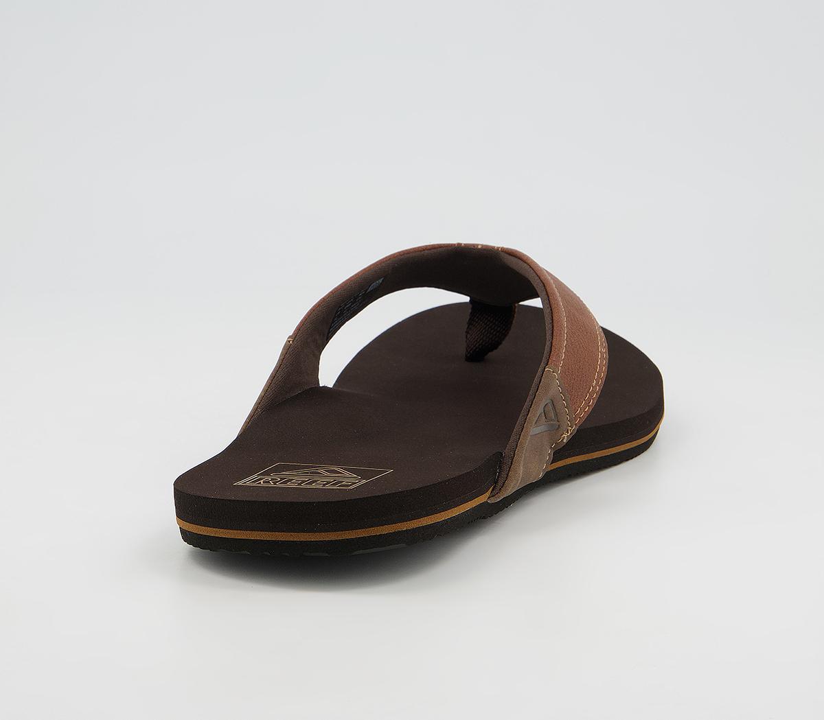 Reef Reef Newport Flip Flops Tan - Men’s Sandals