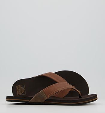 Men's Leather \u0026 Fabric Flip-Flops 