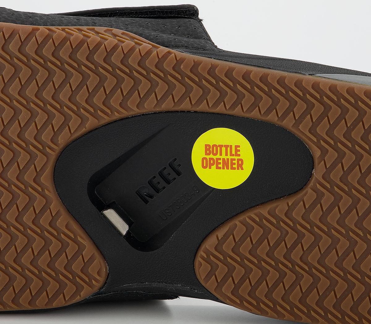 Reef Fanning Slides Reef Fanning Slides Black Silver
