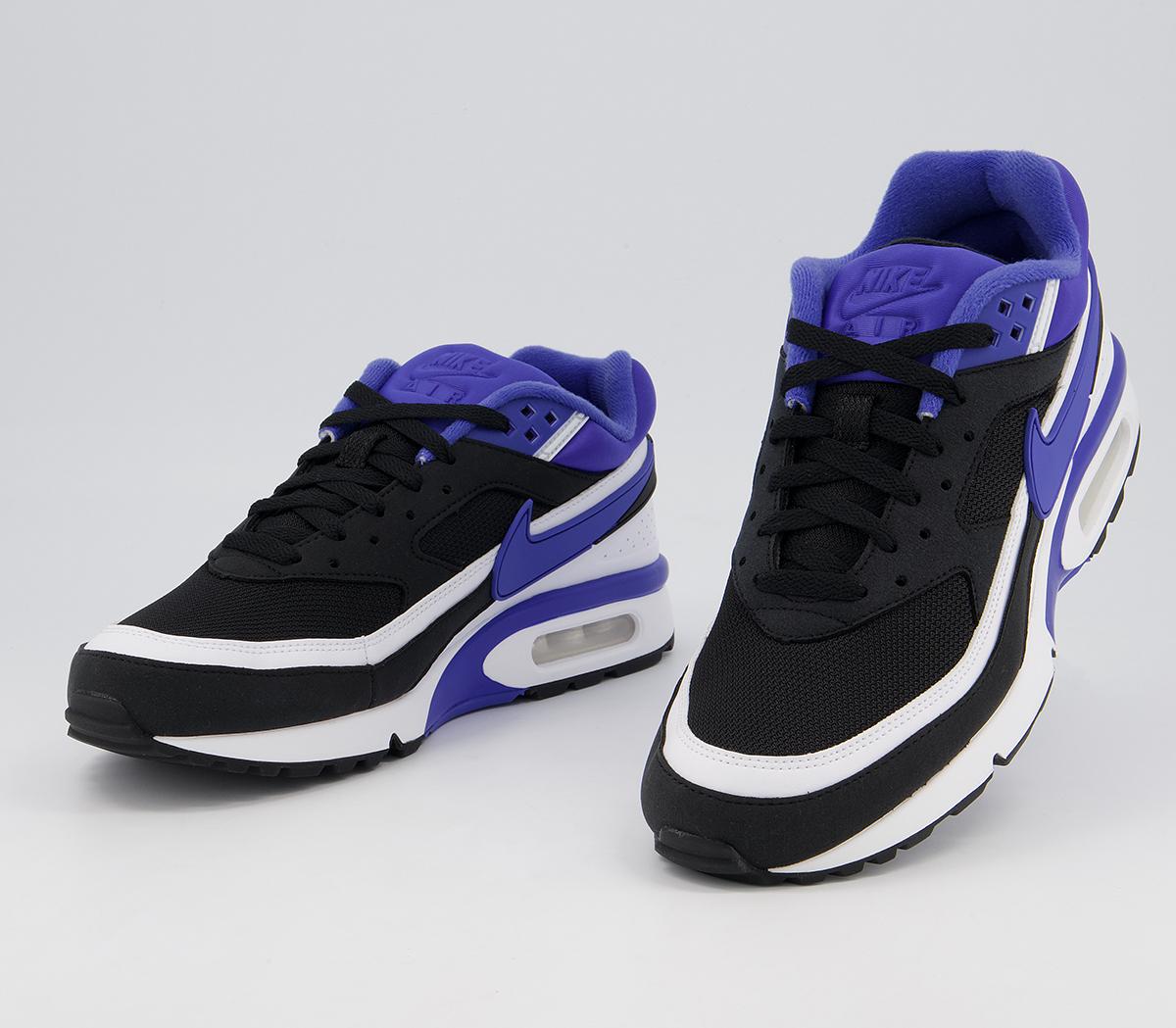 Nike Air Max Bw Og Trainers Black Persian Violet White - Nike Air Max