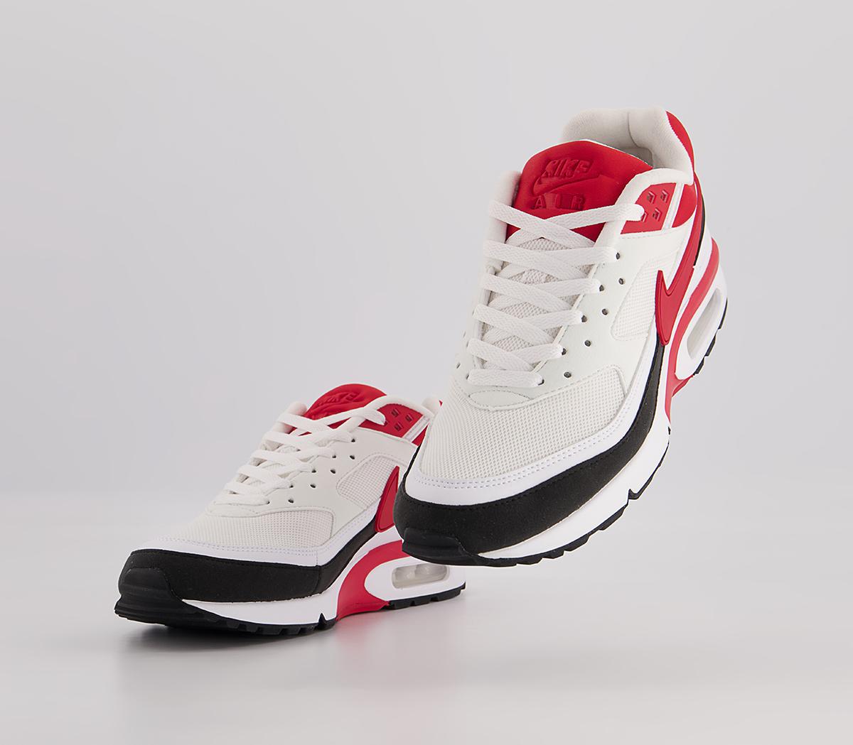 Nike Air Max Bw Og Trainers White Sport Red Black Nike Air Max