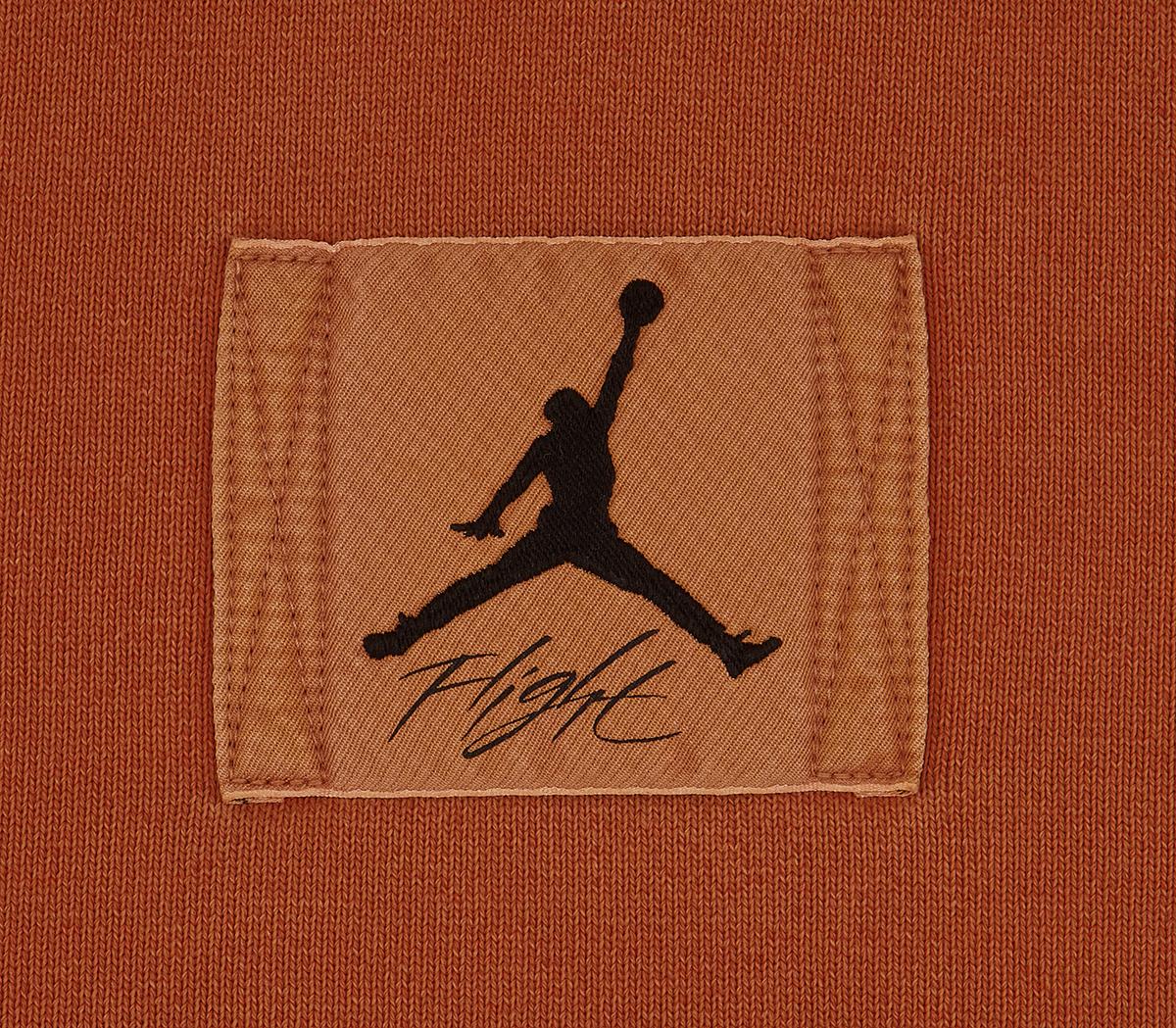 Jordan MJ Flight 85 Heritage Wash Pullover Hoodie Jordan MJ Flight 85 Heritage Wash Pullover Hoodie Dark Russet