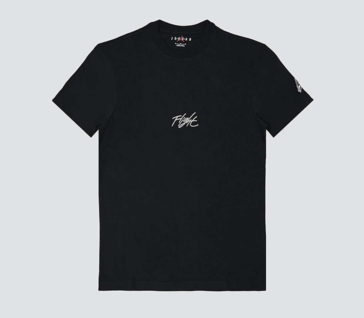 JordanMj Flight Essential 85 Ss Crew T-ShirtBlack Sail