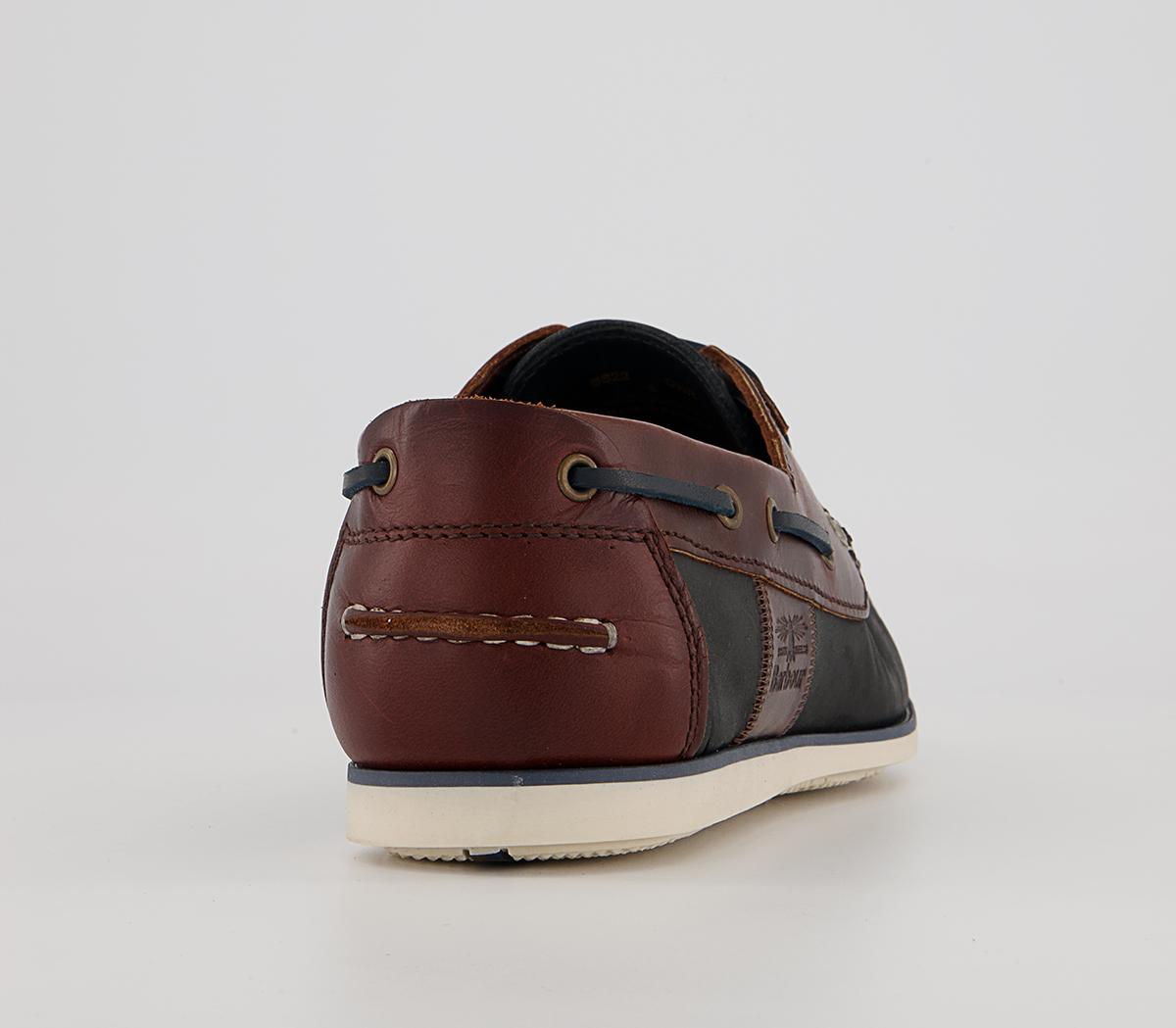 Barbour Capstan Boat Shoes Barbour Capstan Boat Shoes Navy Brown