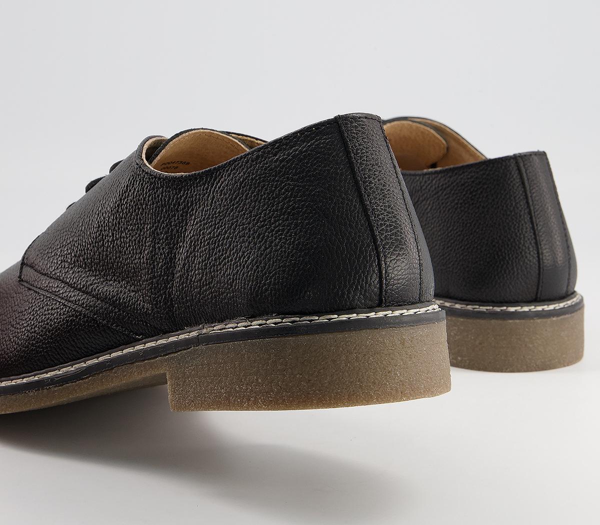 Office Conan Smart Casual Derby Shoes Office Conan Smart Casual Derby Shoes Black Leather