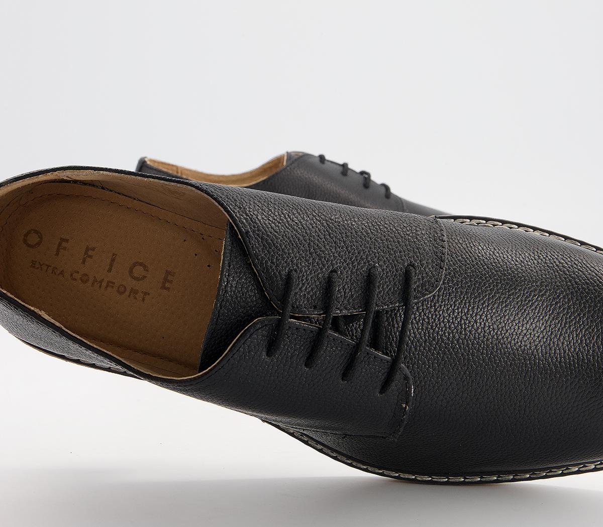 Office Conan Smart Casual Derby Shoes Office Conan Smart Casual Derby Shoes Black Leather