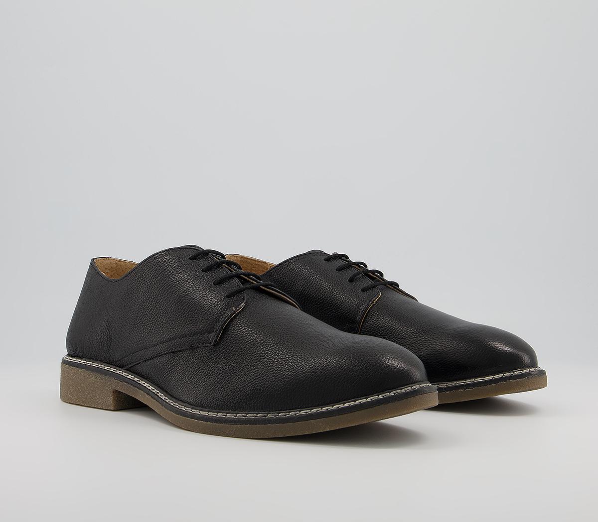 Office Conan Smart Casual Derby Shoes Office Conan Smart Casual Derby Shoes Black Leather