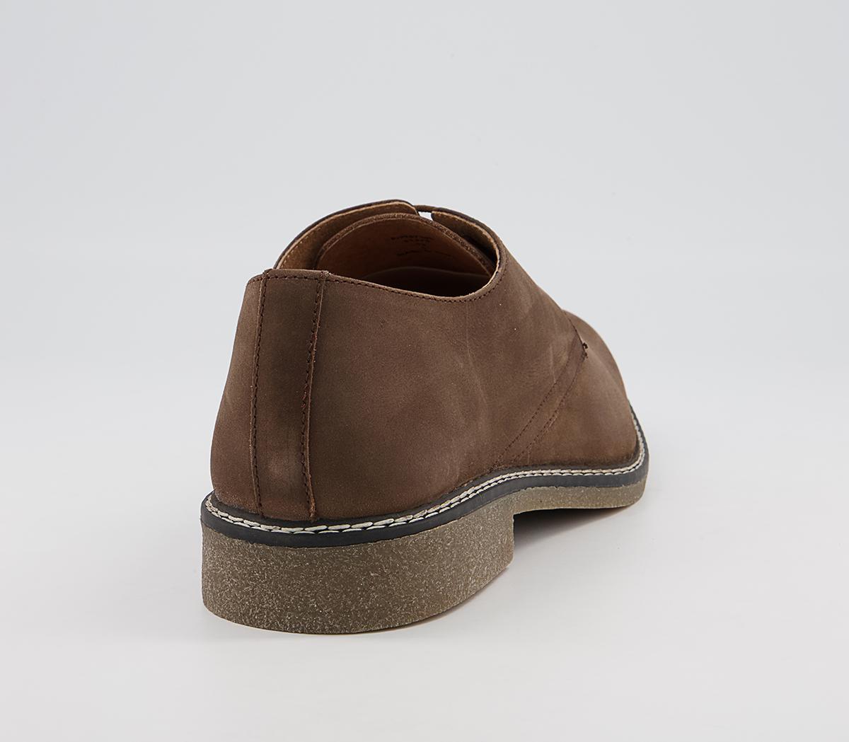 Office Conan Smart Casual Derby Shoes Office Conan Smart Casual Derby Shoes Brown Waxy Leather